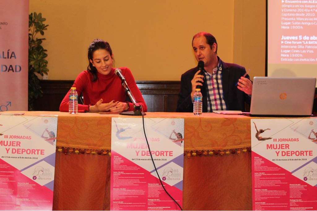 La medallista Olímipca Alejandra Quereda asiste a las jornadas Mujer Y Deporte del Ayuntamiento de Ciudad Real La medallista Olímipca Alejandra Quereda asiste a las jornadas Mujer Y Deporte del Ayuntamiento de Ciudad Real