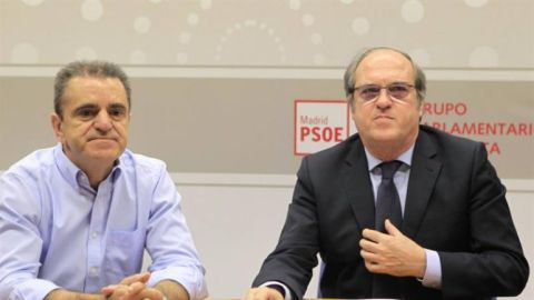 Jos&eacute; Manuel Franco con &Aacute;ngel Gabilondo