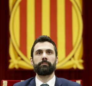 El presidente del Parlament, Roger Torrent El presidente del Parlament, Roger Torrent