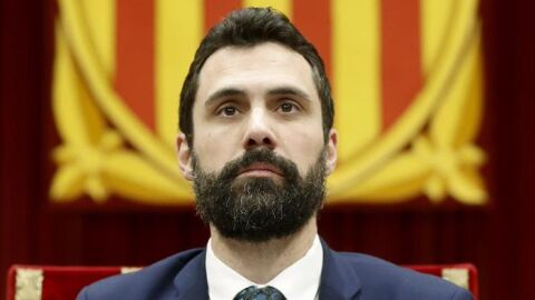 El presidente del Parlament, Roger Torrent