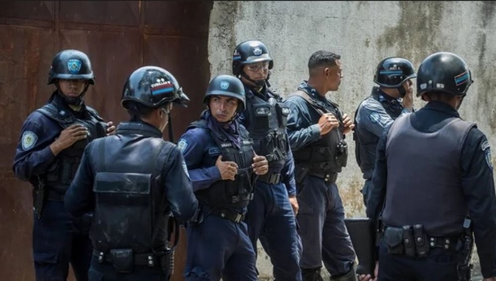 Varios agentes de la Policía de Venezuela