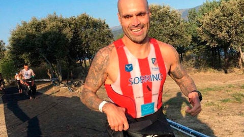 El triatleta Jos&eacute; Carlos Sobrino