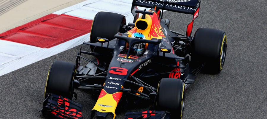 Daniel Ricciardo en pista Daniel Ricciardo en pista