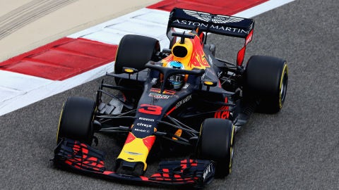 Daniel Ricciardo en pista