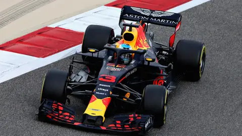 Daniel Ricciardo en pista Daniel Ricciardo en pista
