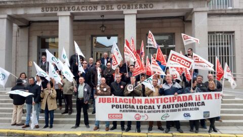 concentraci&oacute;n polic&iacute;a local y auton&oacute;mica segovia