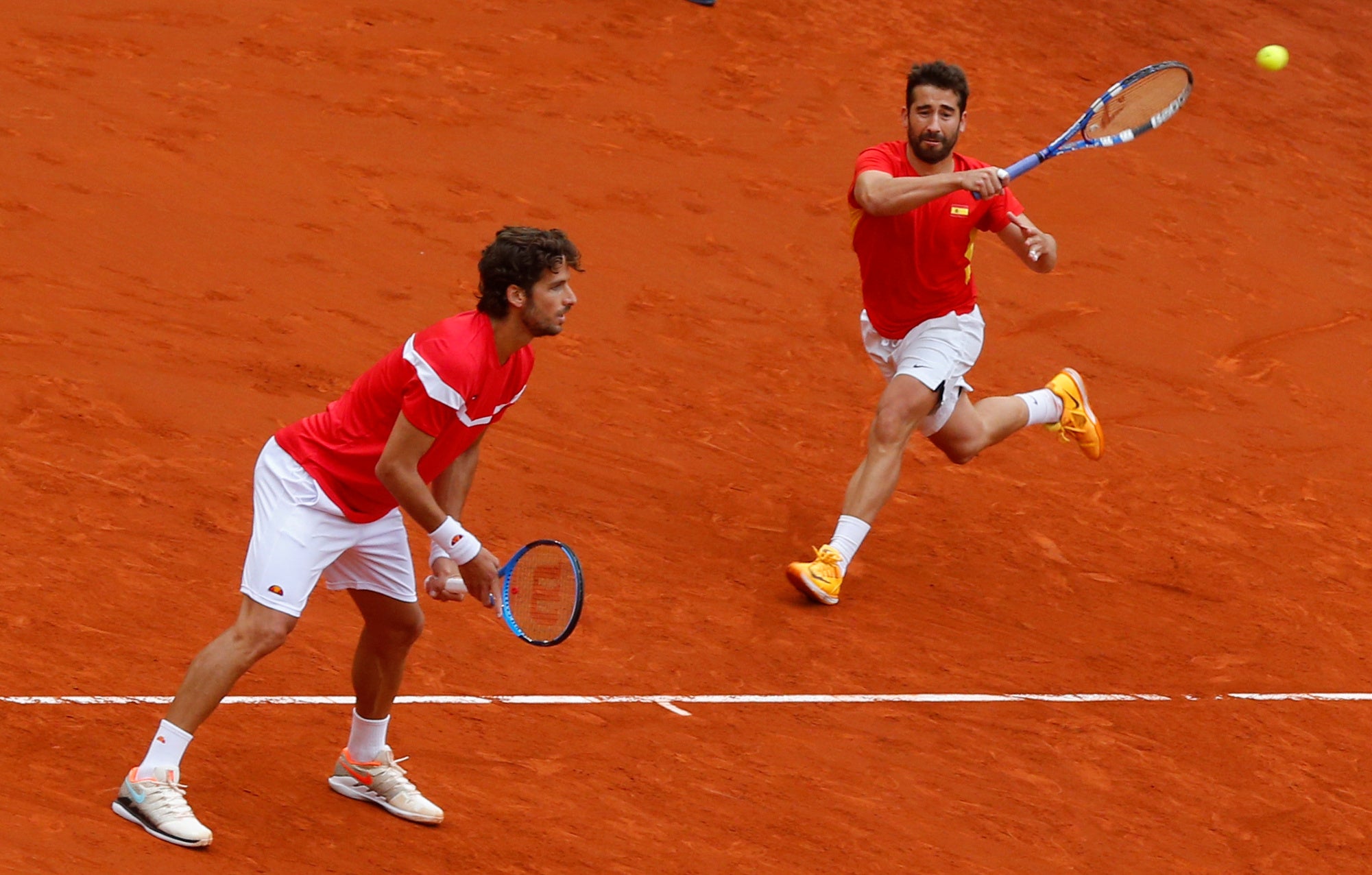 Feliciano y Marc López pierden en dobles y Alemania se adelanta en la eliminatoria Feliciano y Marc López pierden en dobles y Alemania se adelanta en la eliminatoria