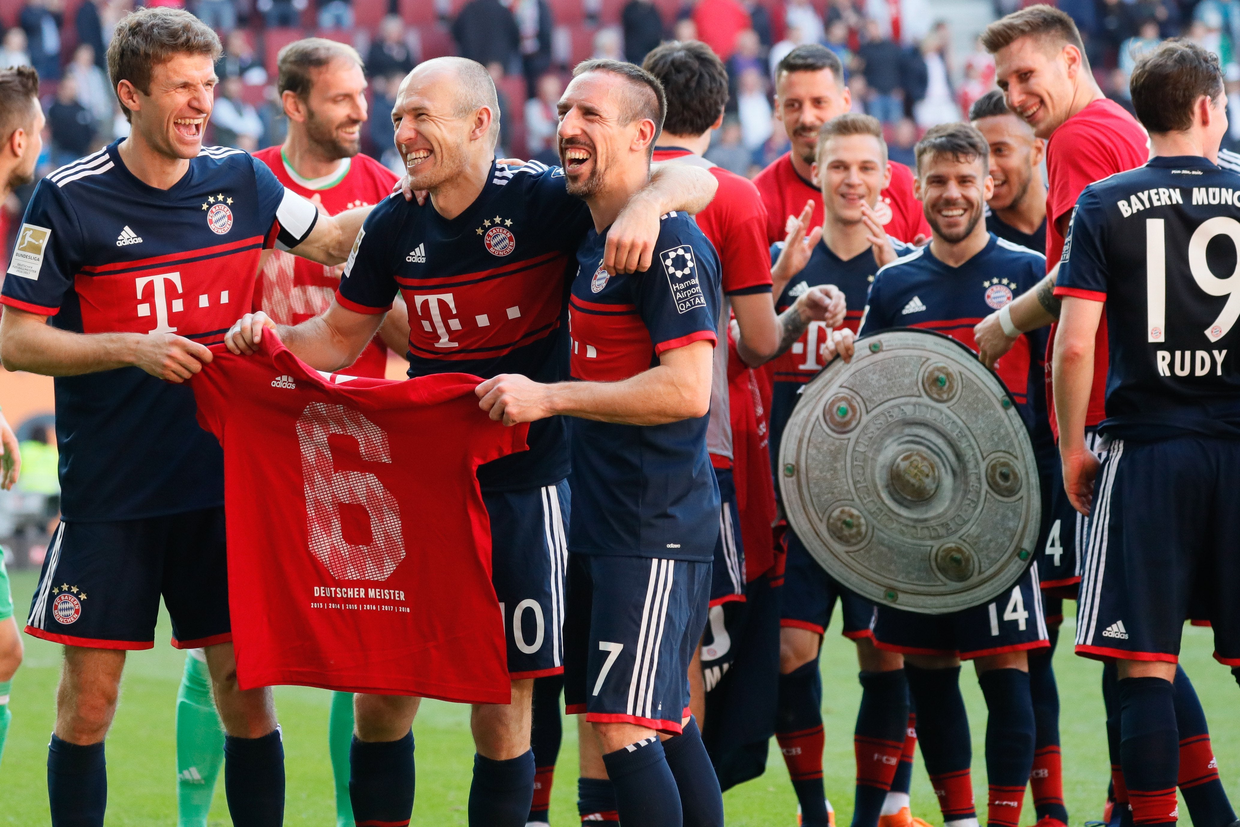 El Bayern de Múnich conquista la Bundesliga por sexto año consecutivo El Bayern de Múnich conquista la Bundesliga por sexto año consecutivo