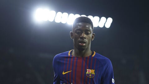 Demb&eacute;l&eacute;, con el Barcelona