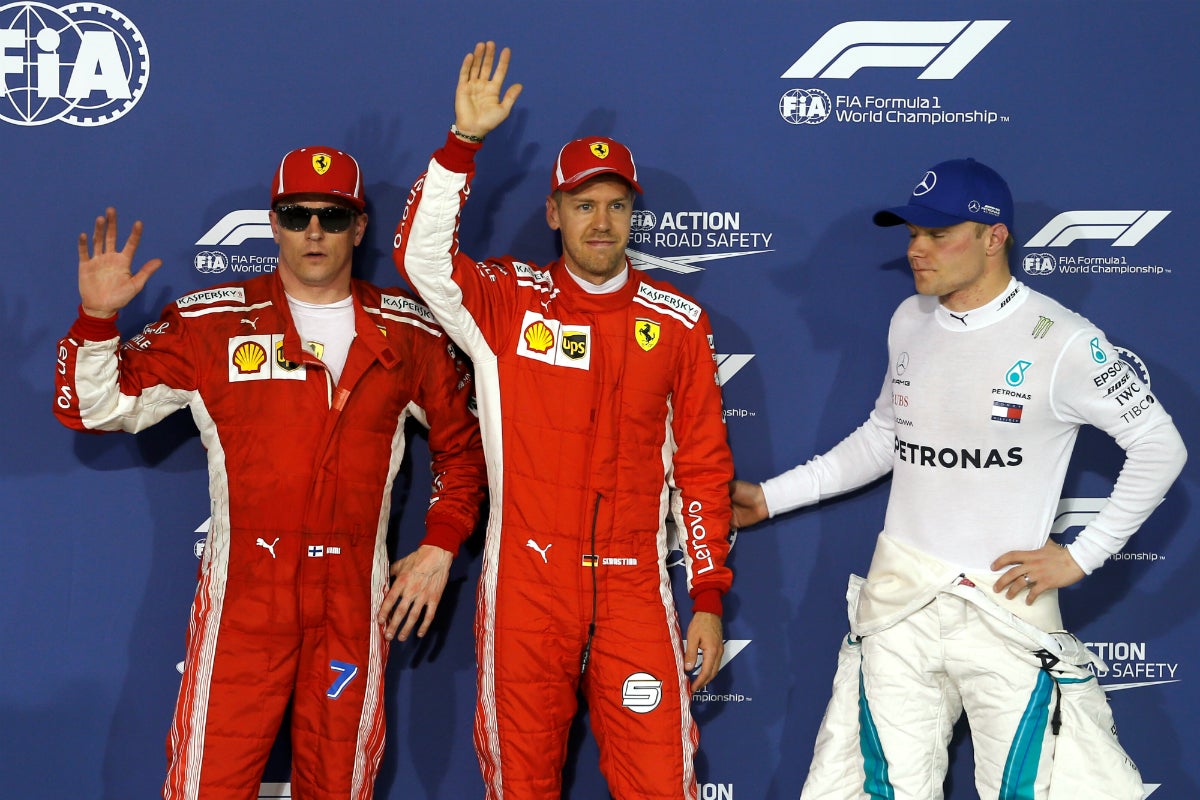 Sebastian Vettel logra la pole de Baréin con Carlos Sainz décimo y Fernando Alonso 13º Sebastian Vettel logra la pole de Baréin con Carlos Sainz décimo y Fernando Alonso 13º