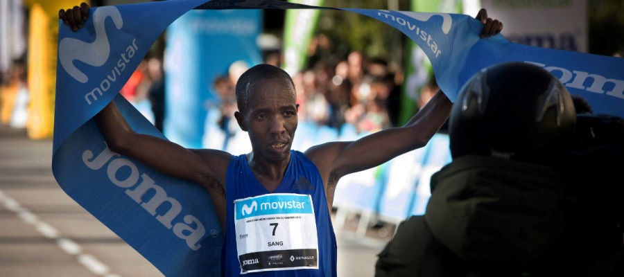 Kiprotich, en Madrid Kiprotich, en Madrid