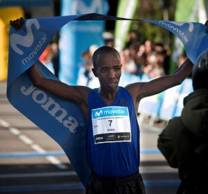 Kiprotich, en Madrid Kiprotich, en Madrid