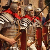 Recreación de soldados romanos Recreación de soldados romanos