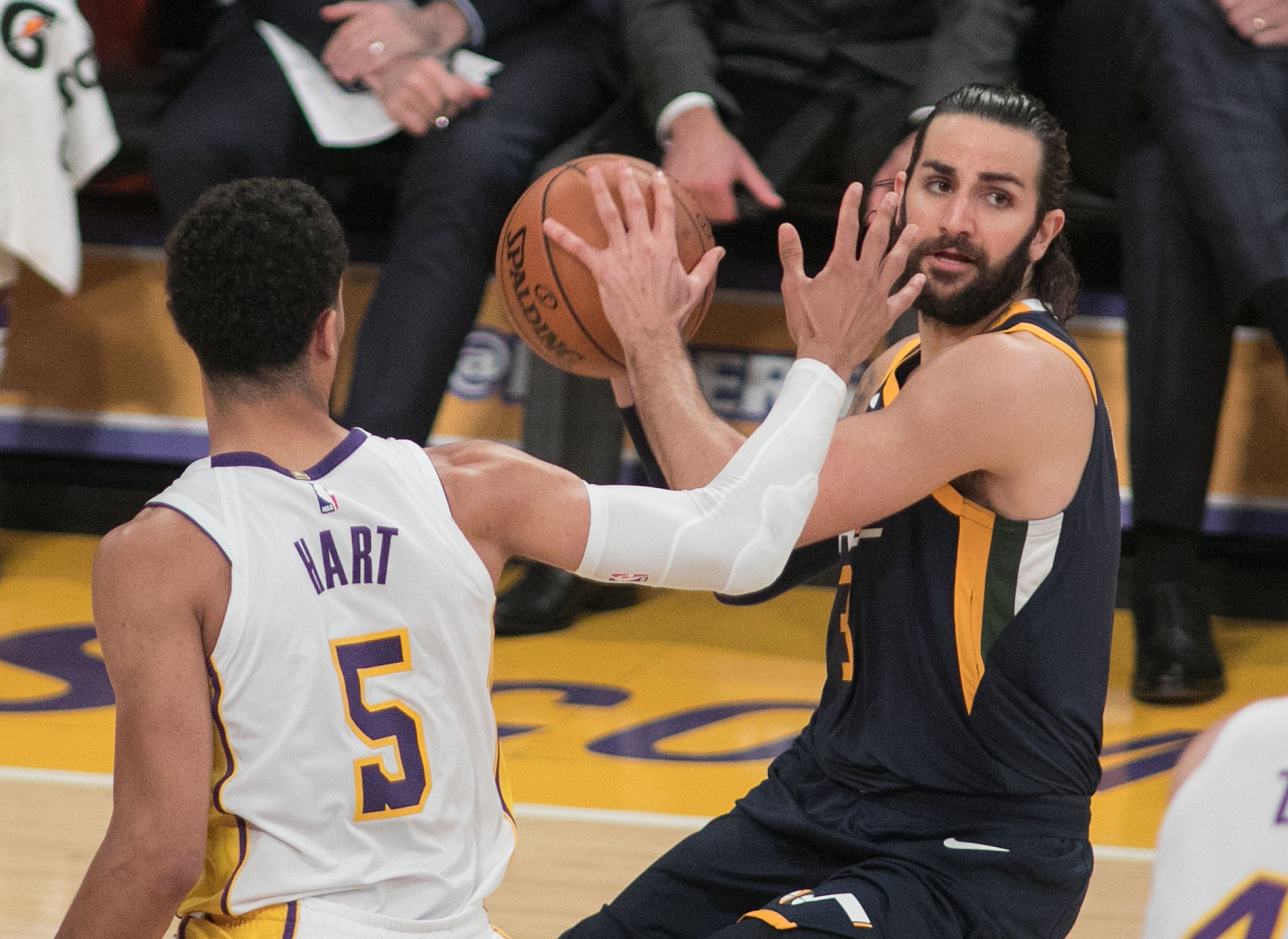 Los Utah Jazz de Ricky Rubio consiguen meterse en los Playoffs tras ganar a los Lakers Los Utah Jazz de Ricky Rubio consiguen meterse en los Playoffs tras ganar a los Lakers