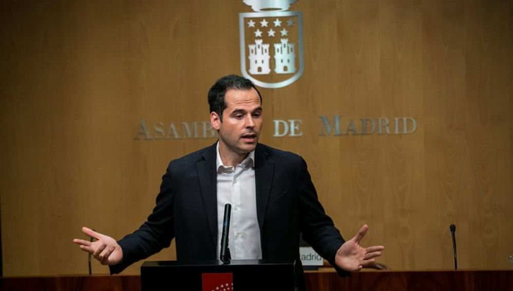 El portavoz de Ciudadanos en la Asamblea de Madrid, Ignacio Aguado