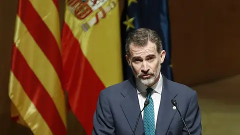 El Rey Felipe durante la ceremonia de entrega de los despachos El Rey Felipe durante la ceremonia de entrega de los despachos