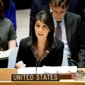 La embajadora estadounidense ante la ONU, Nikki Haley
