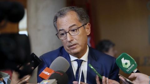 El portavoz del PP en Parlamento madrile&ntilde;o, Enrique Ossorio