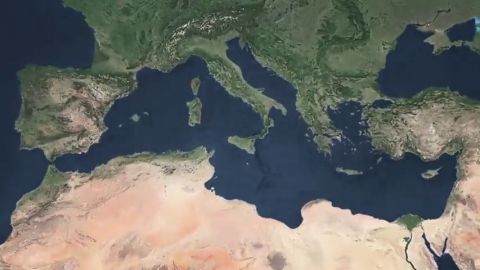Hallan rastros de la inundaci&oacute;n gigante que rellen&oacute; el mar Mediterr&aacute;neo