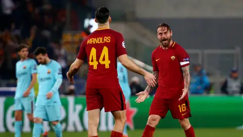 De Rossi, tras su gol de penalti De Rossi, tras su gol de penalti