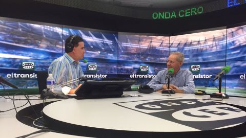 De la Morena con Jos&eacute; &Aacute;ngel de la Casa. 