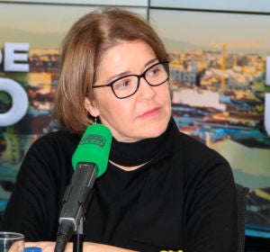 María Pujalte en los estudios de Onda Cero María Pujalte en los estudios de Onda Cero