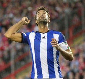 Xabi Prieto, en un partido con la Real Sociedad Xabi Prieto, en un partido con la Real Sociedad
