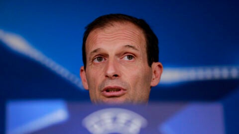Massimiliano Allegri, en rueda de prensa