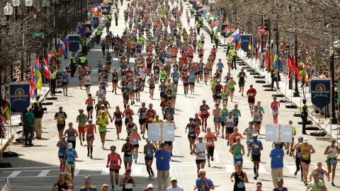 La marat&oacute;n de Boston