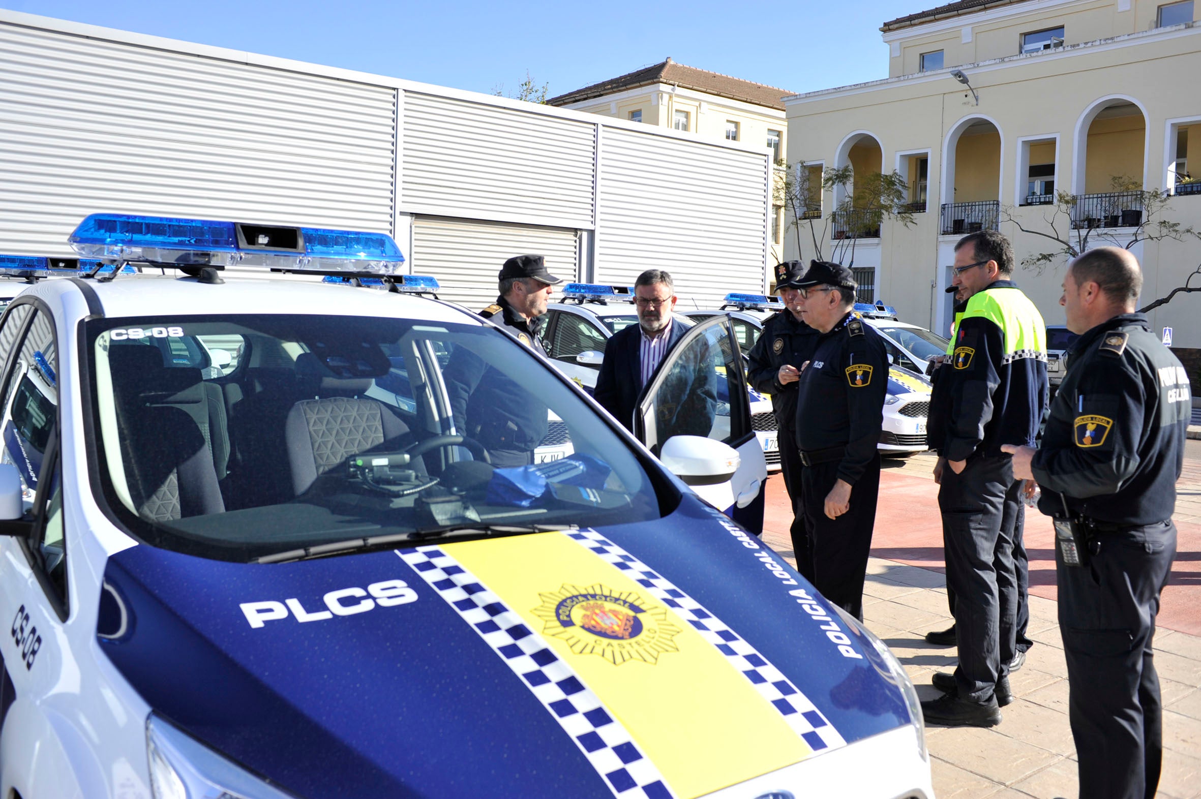 Castellón renueva la flota de coches patrulla que reforzará el trabajo policial Castellón renueva la flota de coches patrulla que reforzará el trabajo policial