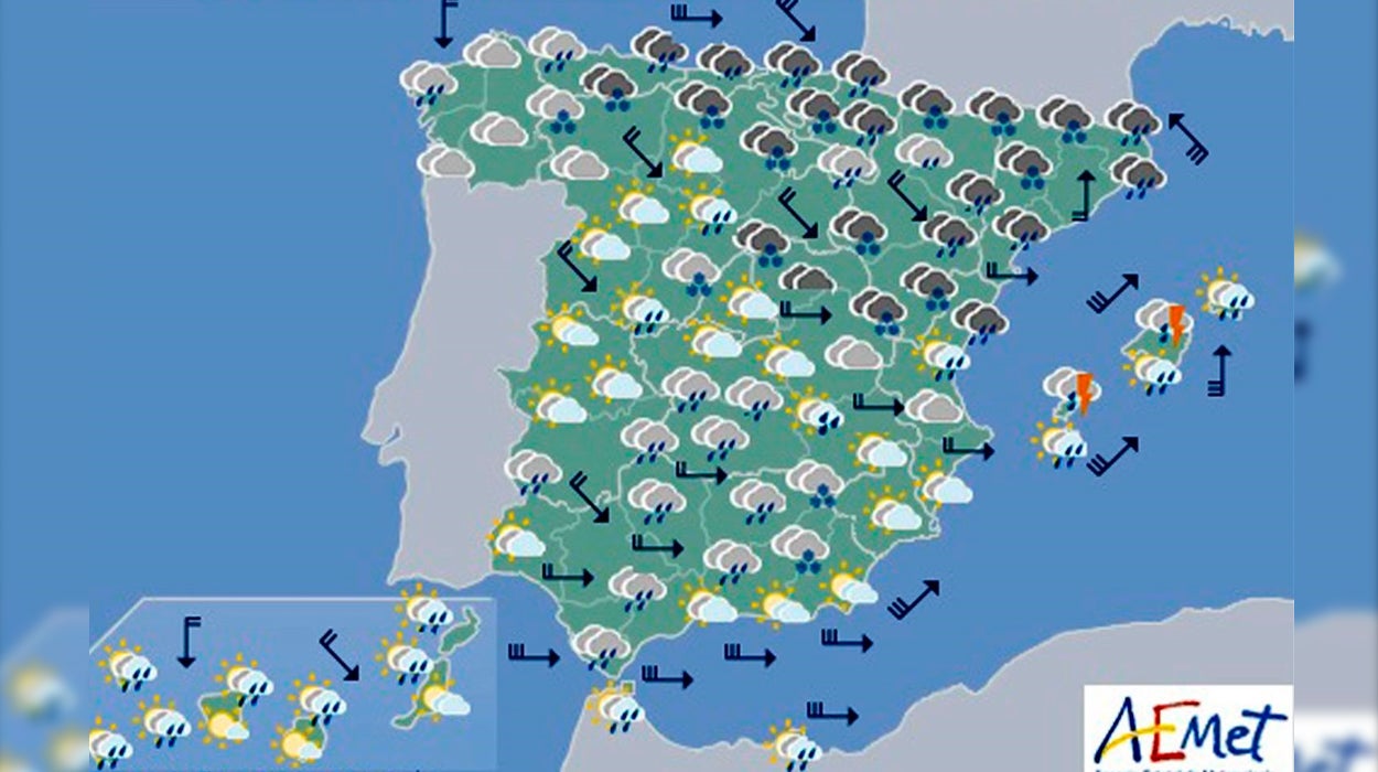Este miércoles, nevadas en la mitad este peninsular y temperaturas en aumento en el centro Este miércoles, nevadas en la mitad este peninsular y temperaturas en aumento en el centro