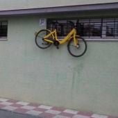 bici de alquiler maltratada