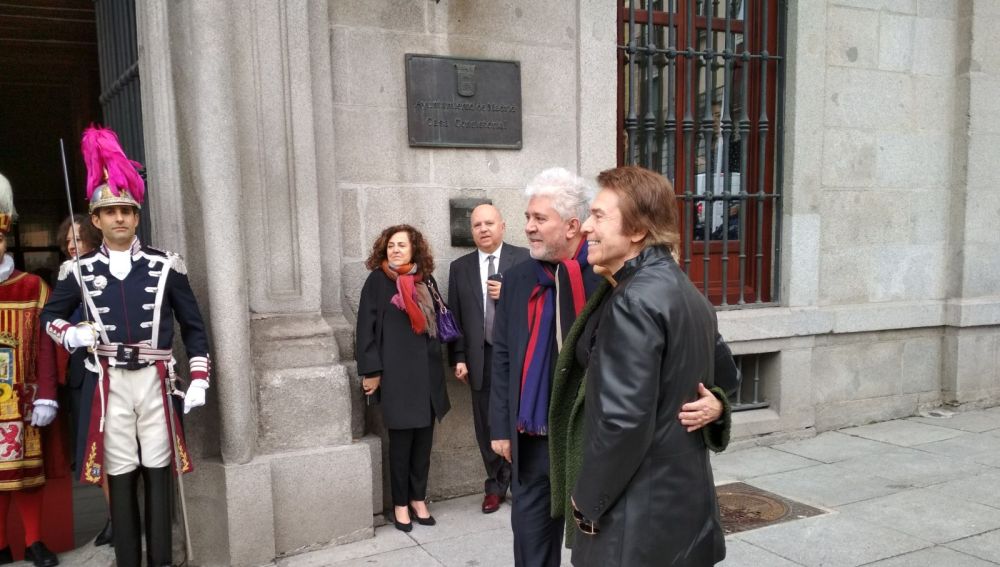 Pedro Almodóvar y Raphael