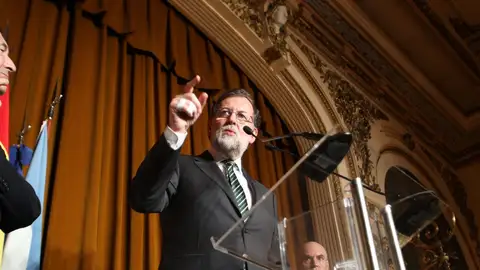 Mariano Rajoy en un acto en Argentina Mariano Rajoy en un acto en Argentina