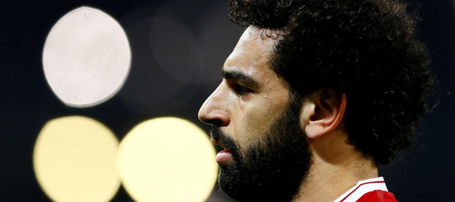 Salah, durante un partido con el Liverpool Salah, durante un partido con el Liverpool