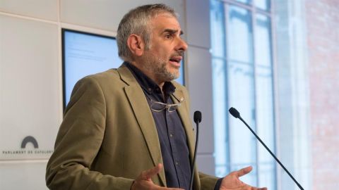 El portavoz de Ciudadanos en el Parlament, Carlos Carrizosa