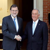 Mariano Rajoy con Marcelo Rebelo de Sousa