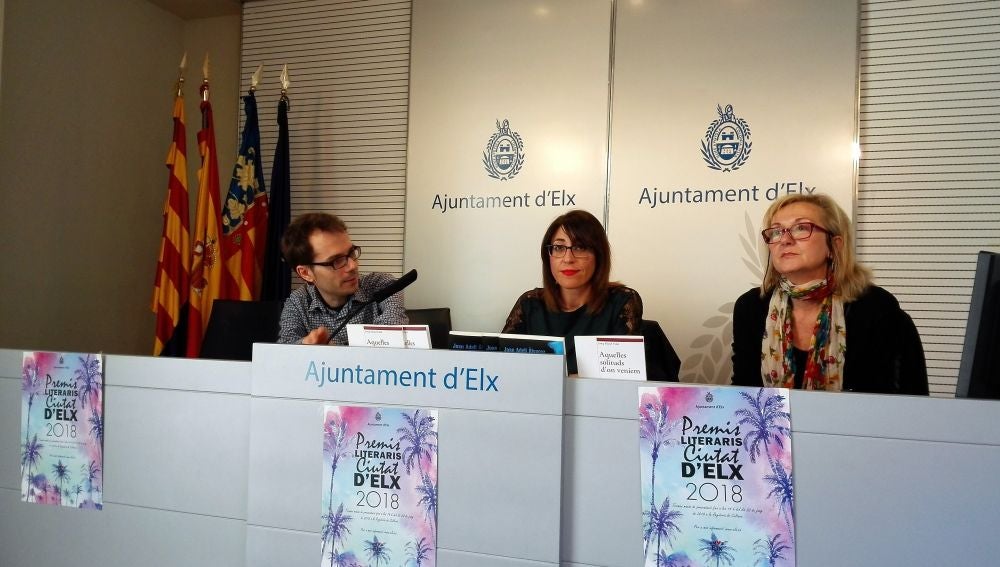 Presentación de los Premios Literarios 'Ciutat d'Elx' de 2018