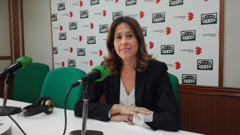 Rosa Romero durante la entrevista en Onda Cero
