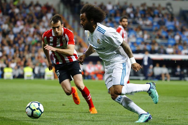 Marcelo: "Keylor y Benzema se merecían un partido así, estoy muy contento por ellos" Marcelo: "Keylor y Benzema se merecían un partido así, estoy muy contento por ellos"
