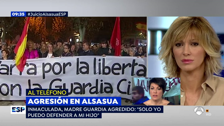 La madre del guardia civil agredido en Alsasua: "No sabía que había sufrido tanto, no me contó todo" La madre del guardia civil agredido en Alsasua: "No sabía que había sufrido tanto, no me contó todo"