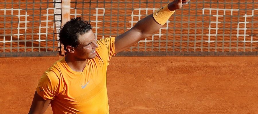Rafa Nadal, tras conseguir la victoria en Montecarlo Rafa Nadal, tras conseguir la victoria en Montecarlo