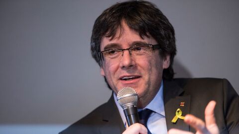 El expresidente catal&aacute;n Carles Puigdemont en Berl&iacute;n (Alemania