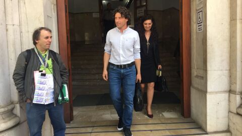 Jaume Garau a su salida del Juzgado de Palma