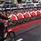 Sistema de bicicletas compartidas, Bicing, en Barcelona