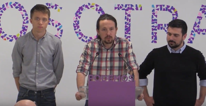 Iglesias anuncia un acuerdo de unidad en Podemos entre Errejón y Espinar para la Comunidad de Madrid Iglesias anuncia un acuerdo de unidad en Podemos entre Errejón y Espinar para la Comunidad de Madrid