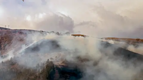 Imagen de archivo de un incendio en Cantabria Imagen de archivo de un incendio en Cantabria