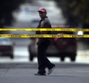 Imagen de archivo de un cordón policial en EEUU Imagen de archivo de un cordón policial en EEUU