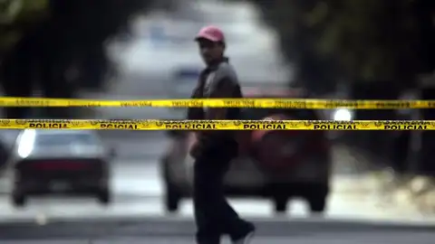 Imagen de archivo de un cordón policial en EEUU Imagen de archivo de un cordón policial en EEUU