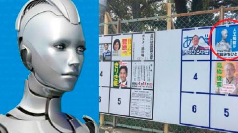 Un robot se presenta a las elecciones de un distrito de Tokio